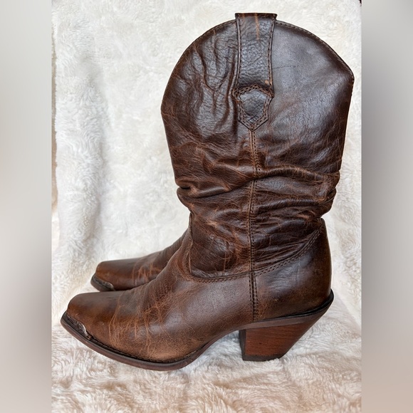 Durango Crush Women’s Sultry Brown Slouch Boot, Westin 10” |Square Toe | Sz: 6.5 - Picture 4 of 12